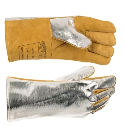 10-2385 WELDAS Rękawica spawalnicza, dwoina z jelenia i bydlęca z boku, podszewka COMFOFLEX z PFR