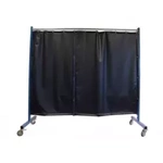 Ścianka ochronna 1-częściowa mobilna PASCAL TRANSFLEX z zasłonami foliowymi 2.1x1.95 m