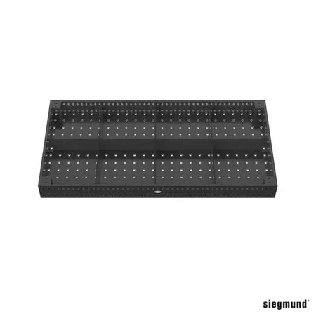 Stół spawalniczy SIEGMUND SYSTEM-28 PROFESSIONAL-750 z azotowaniem, siatka prosta 2400 x 1200 mm