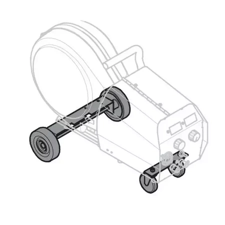 Podwozie do podajnika drutu ESAB wszystkie koła skrętne