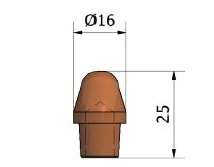 Elektroda grzybkowa E-100 do zgrzewarek PEI POINT