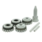 Rolki standardowe, drut lity wysokostopowy, kształt V, komplet 0.6 mm