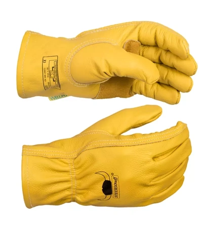 10-2700 WELDAS STEERSOTUFF Rękawice typu driver skóra wołowa licowa odporność olej i pogoda