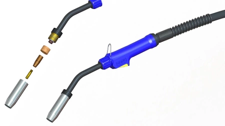 Uchwyt MIG/MAG chłodzony gazem ZASO 400