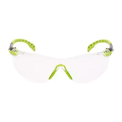 3M SOLUS 1000 Okulary ochronne z powłoką SCHOTCHGARD oprawki zielono czarne, bezbarwne soczewki