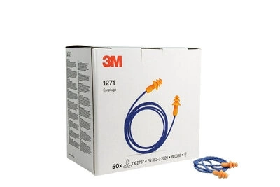 3M 1271 Wkładki przeciwhałasowe 25 dB ze sznurkiem