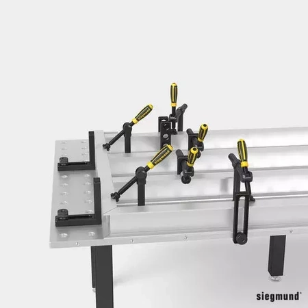 Zacisk na rurze SIEGMUND SYSTEM-28 oksydowany uniwersalny