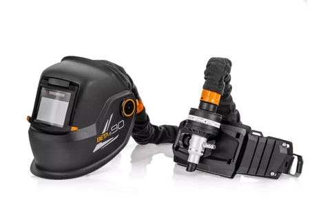 Przyłbica spawalnicza samościemniająca KEMPPI BETA e90 + system powietrza RSA 230 + torba