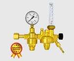 Reduktor butlowy 2-stopniowy z rotametrem PERUN do CO2