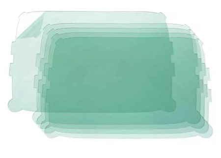 Szybka zewnętrzna LINCOLN VIKING 3250D FGS 158x100mm 5szt./Op.