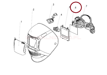 Szybka wewnętrzna ESAB SAVAGE A50 LUX