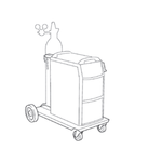 Podwozie do źródła prądu ESAB TIG 4000i/4300i