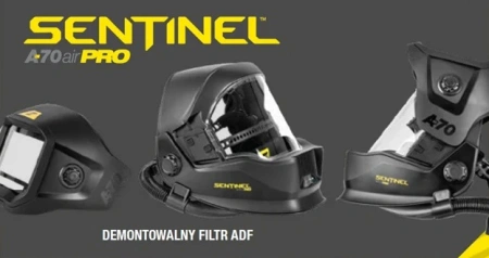 Przyłbica spawalnicza samościemniająca ESAB SENTINEL A70 AIR PRO
