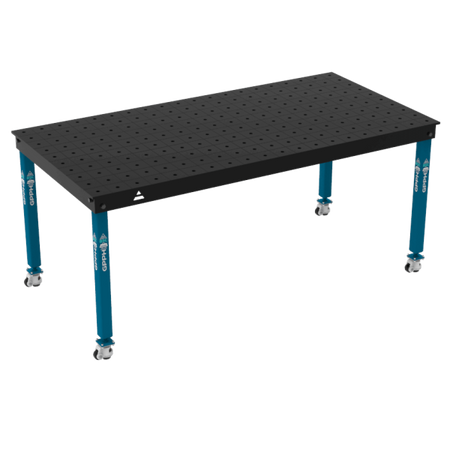 Stół spawalniczy GPPH SYSTEM 16 BASIC 12mm 100 x 100 mm \ 2000 x 1000 mm \ Na kołach