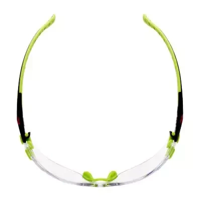 3M SOLUS 1000 Okulary ochronne z powłoką SCHOTCHGARD oprawki zielono czarne, bezbarwne soczewki