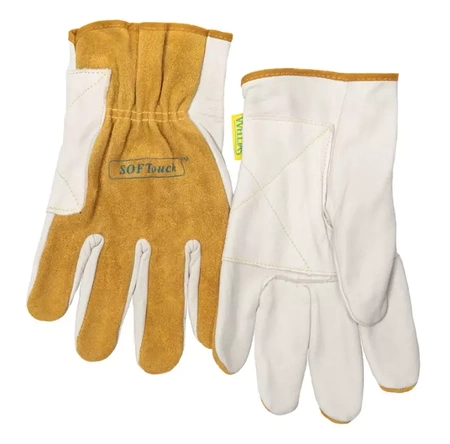 10-2336 WELDAS SOFTOUCH Rękawice typu driver, dłoń skóra licowa, grzbiet dwoina bydlęca, ekstra czucie w palcach XL