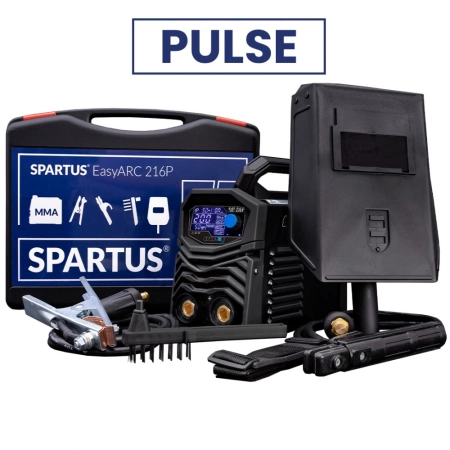 Urządzenie spawalnicze SPARTUS EASYARC 216P w zestawie