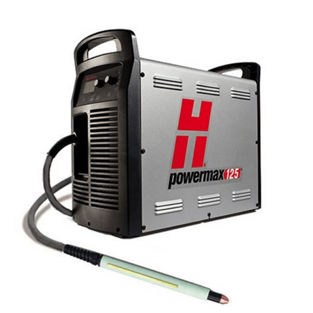 Przecinarka plazmowa HYPERTHERM POWERMAX125 + palnik maszynowy 180 deg