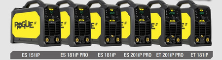 Źródło prądu ESAB ROGUE ET 201iP PRO z uchwytem TIG i przewodami