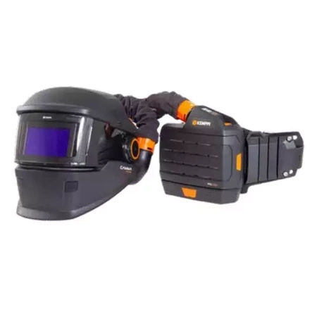 Przyłbica spawalnicza samościemniająca KEMPPI GAMMA GTH3 SFA + System powietrza PFU 210e + Torba
