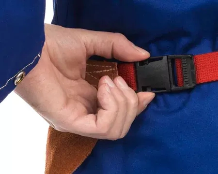 WELDAS LAVA BROWN Fartuch spawalniczy na pas, dwoina bydlęca
