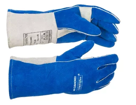 10-2087 WELDAS Rękawice spawalnicze, dwoina bydlęca, podszewka COMFOFLEX, szerokie, wzmocniony kciuk L