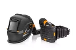 Przyłbica spawalnicza pasywna KEMPPI BETA e90 PFA + System powietrza PFU 210e + Torba