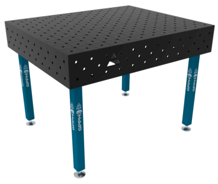 Stół spawalniczy GPPH SYSTEM 16 ECO 8mm Diagonalna \ 1200 x 1000 mm \ Na stopach