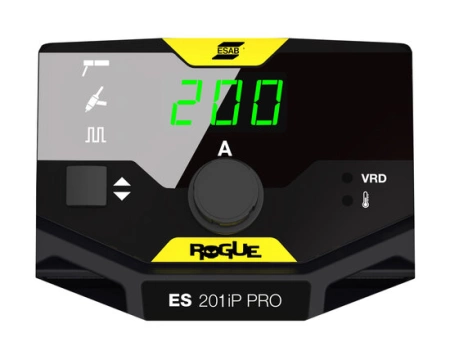 Źródło prądu ESAB ROGUE ES 201iP PRO z uchwytem i przewodami