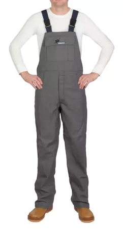 WELDAS ARC KNIGHT Ogrodniczki spawalnicze, bawełna trudnopalna ze zwiększoną wytrzymałością