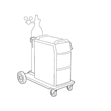 Podwozie do źródła prądu ESAB TIG 4000i/4300i