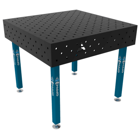 Stół spawalniczy GPPH SYSTEM 16 ECO 8mm Diagonalna \ 1000 x 1000 mm \ Na stopach