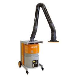 MAXIFIL KEMPER Urządzenie odciągowe z filtrem węglowym, 1-ramienne 4 m ramię, wykonanie z rurą