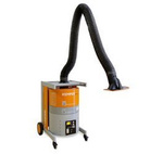 MAXIFIL KEMPER Urządzenie odciągowe z filtrem węglowym, 1-ramienne 4 m ramię, wykonanie z wężem