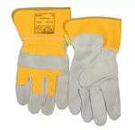 10-2209 WELDAS Rękawice robocze, barwiona dwoina bydlęca, skórzany pasek podszewka bawełniana, mankiet 7.5 cm