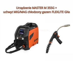 Zestaw spawalniczy KEMPPI MASTER M FLEXLITE GXE 405 W, 5 m \ MASTER M 355G + chłodnica