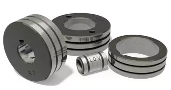 Rolki podające Al 40x10 DIA 22 rowek U dla drutu miękkiego/rdzeniowego w miękkiej skorupie