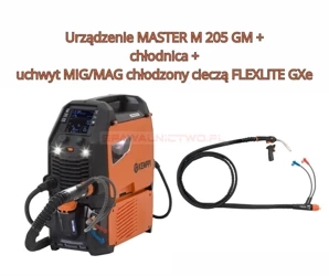 Zestaw spawalniczy KEMPPI MASTER M FLEXLITE GXe 308 G z GRe80, 3.5 m \ MASTER M 355G