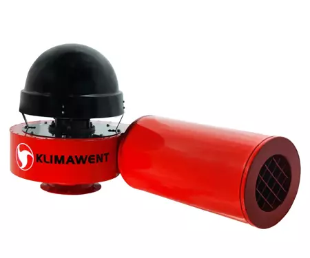 Wentylator dachowy poziomy KLIMAWENT WPA-D-N, 3900 m3/h, MV 400 V